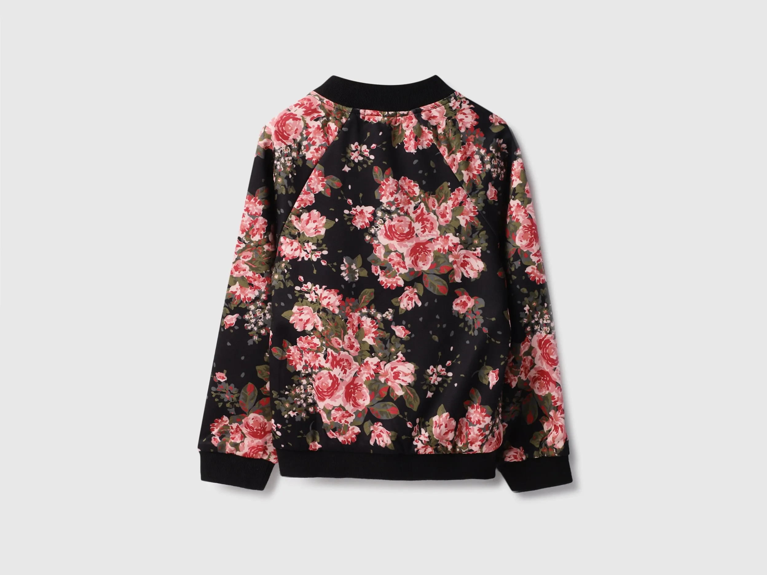 Regular Fit Collared Neck Floral Print Jackets