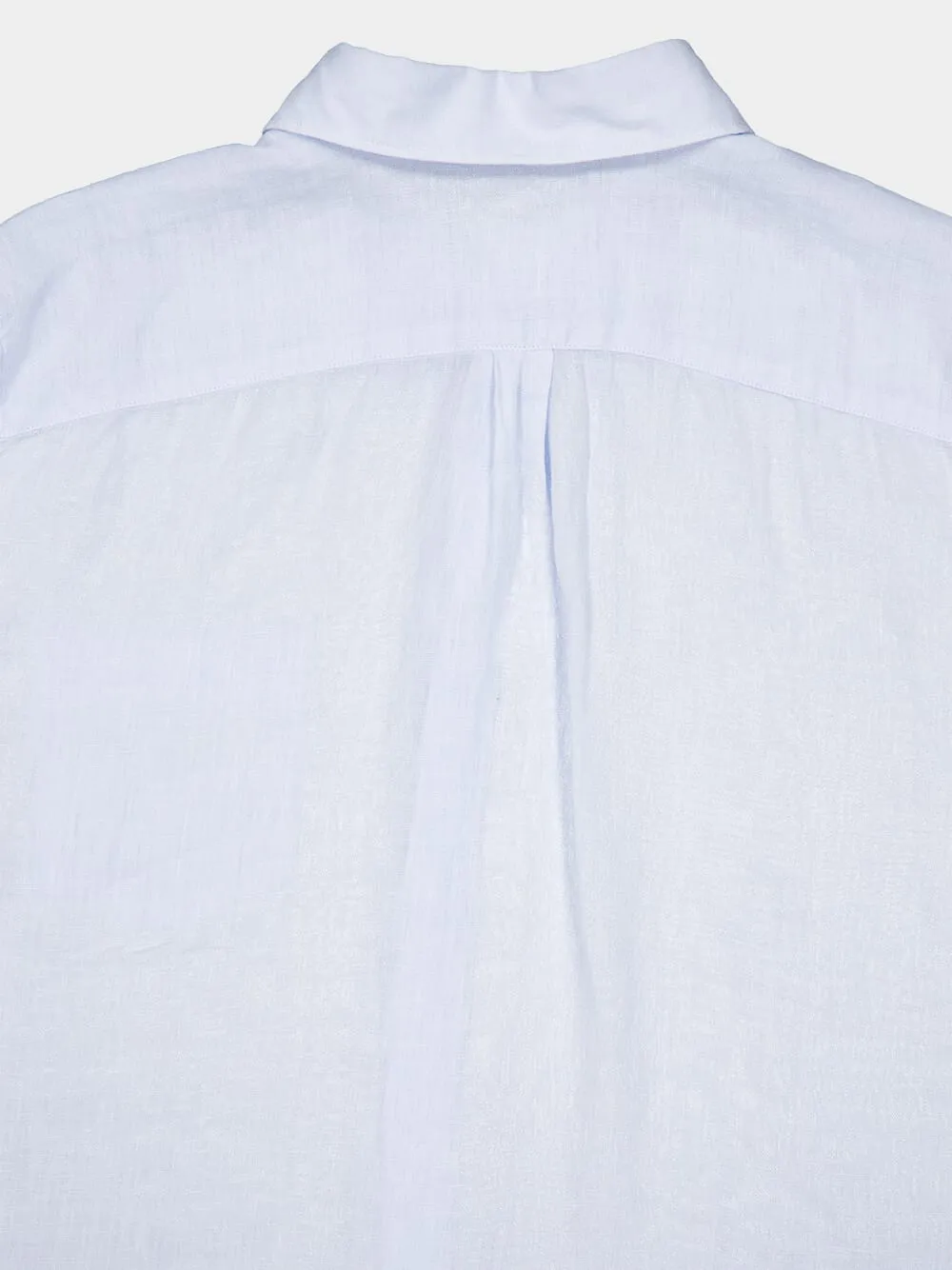 Regular Fit Light Blue Linen Shirt