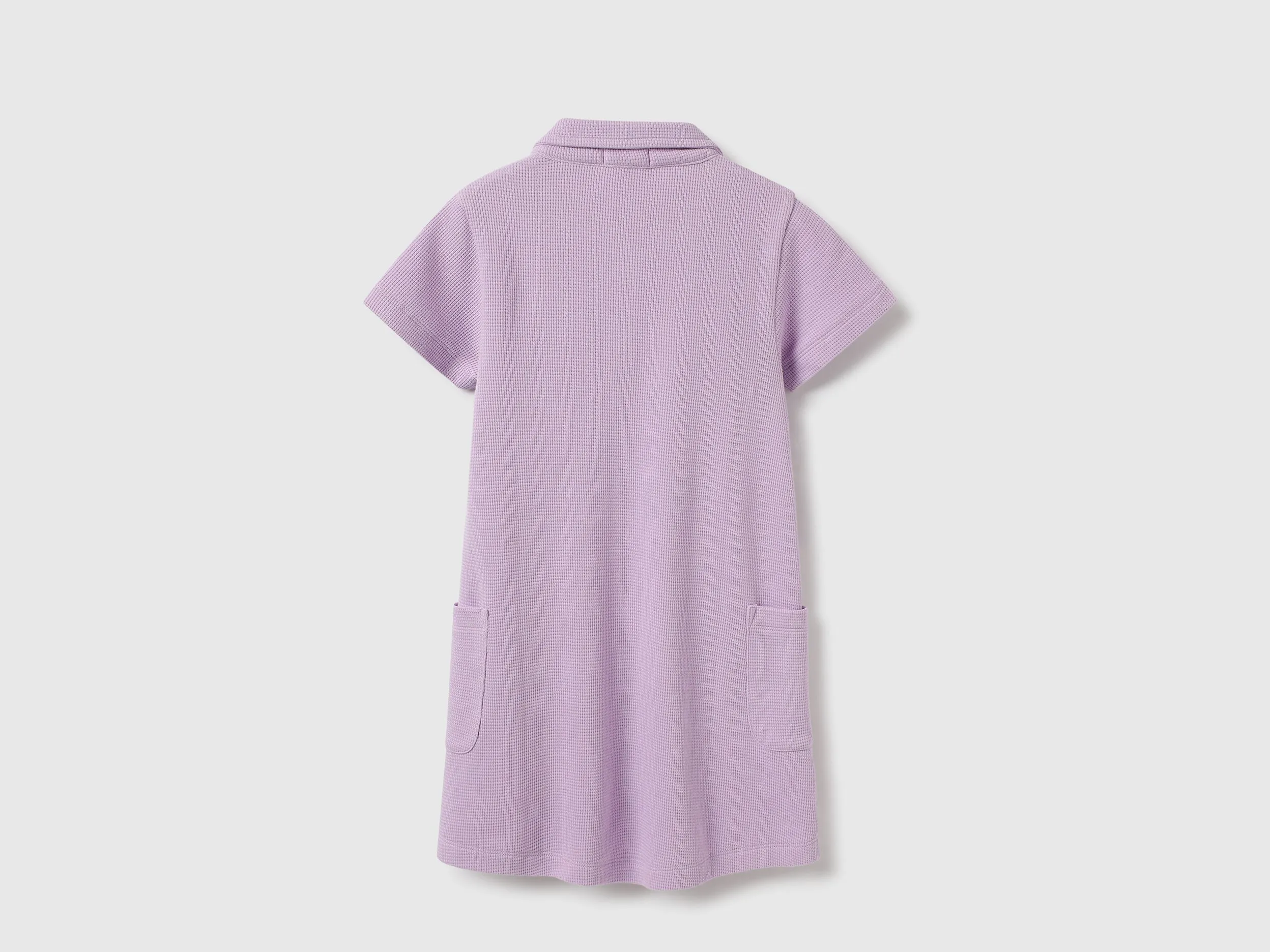 Regular Fit Polo Neck Textured Dresses