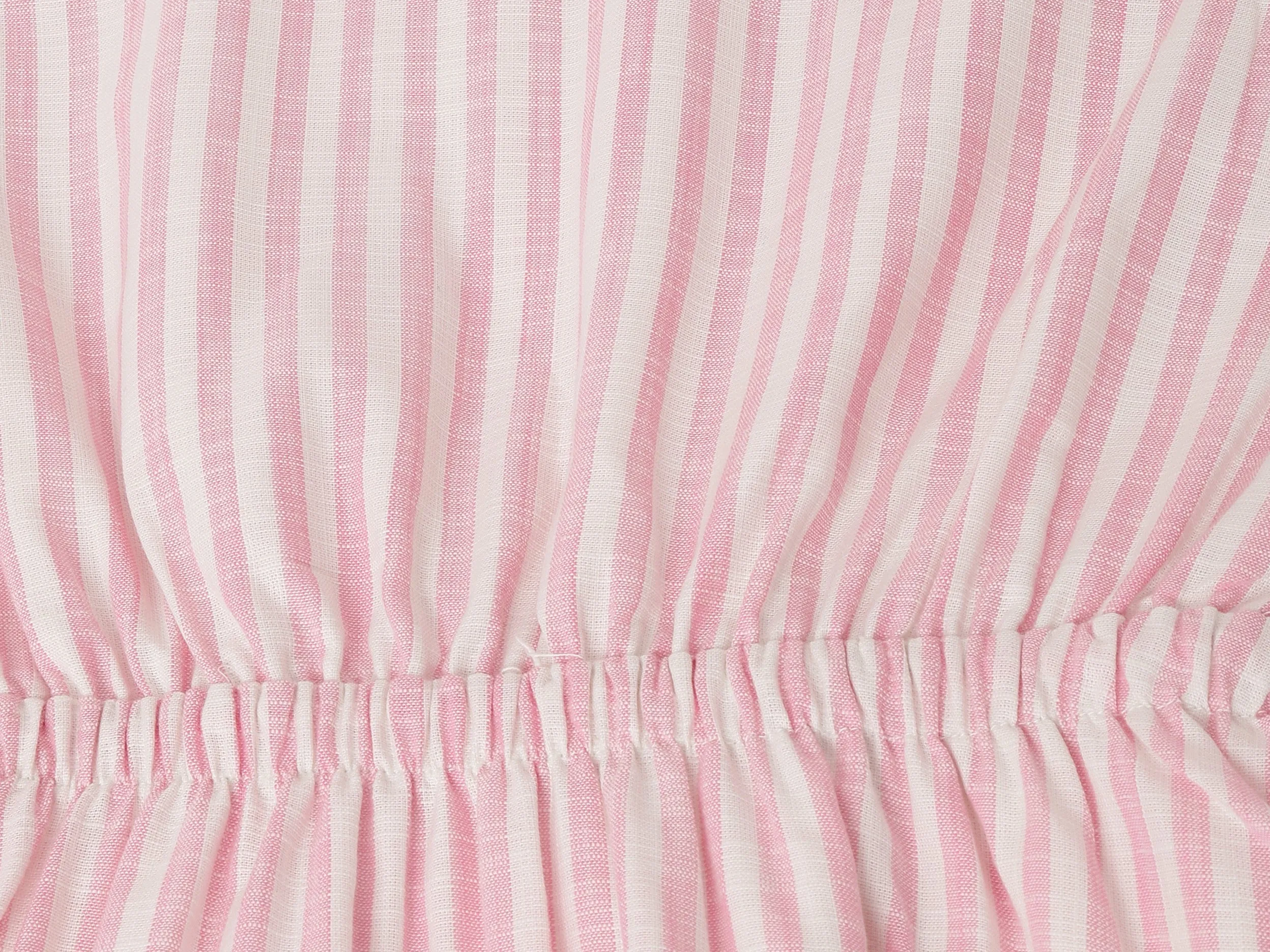 Regular Fit Round Neck Striped Dresses