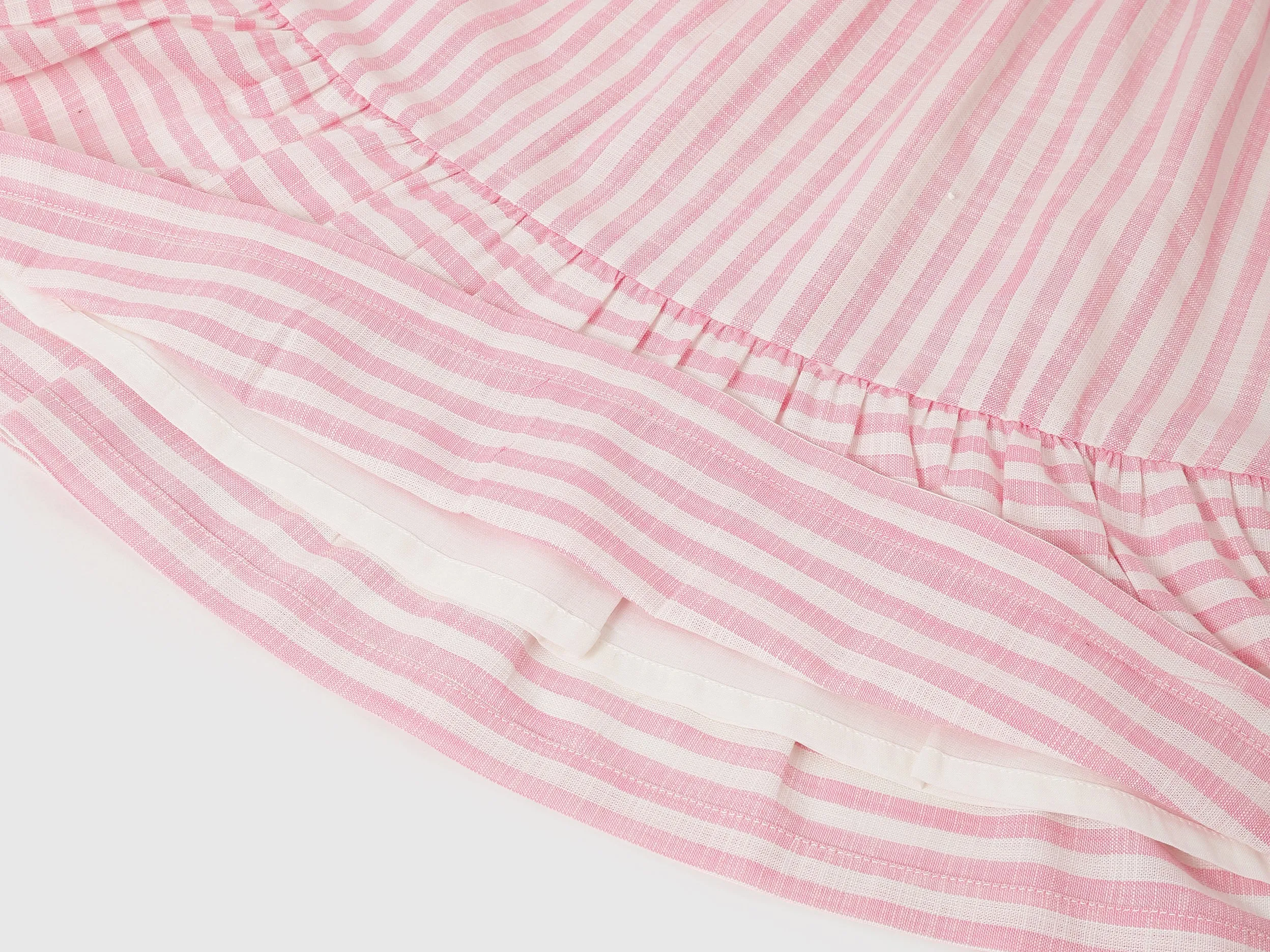 Regular Fit Round Neck Striped Dresses