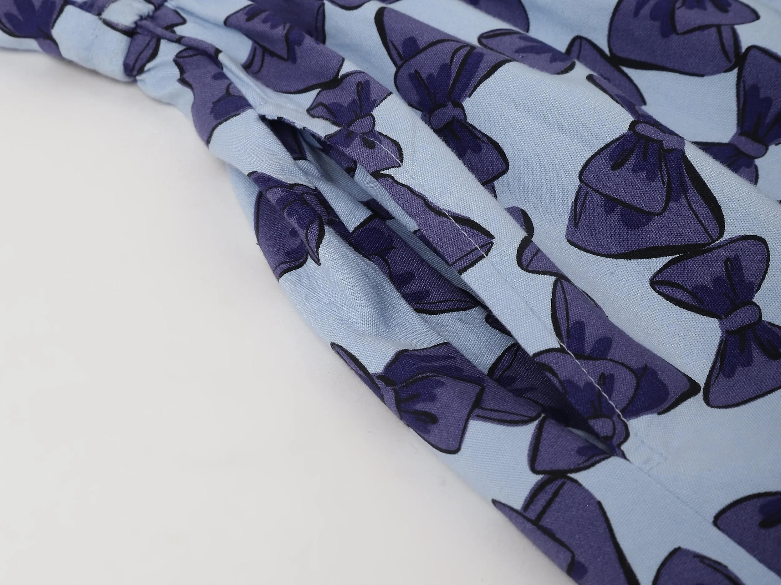 Regular Fit Ruffle Neck Printed Dresses