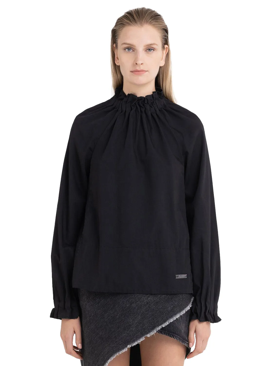 Replay Women's Atelier Black Denim Shirt