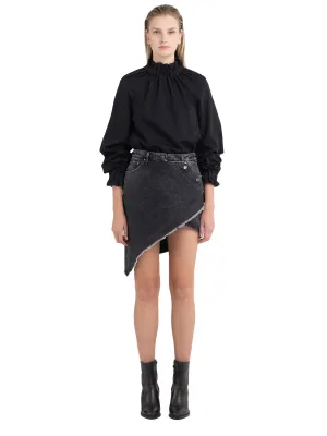 Replay Women's Atelier Black Denim Shirt