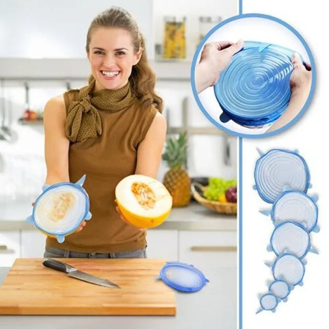 REUSABLE UNIVERSAL STRETCH LIDS-  🔥50% OFF - TODAY ONLY🔥
