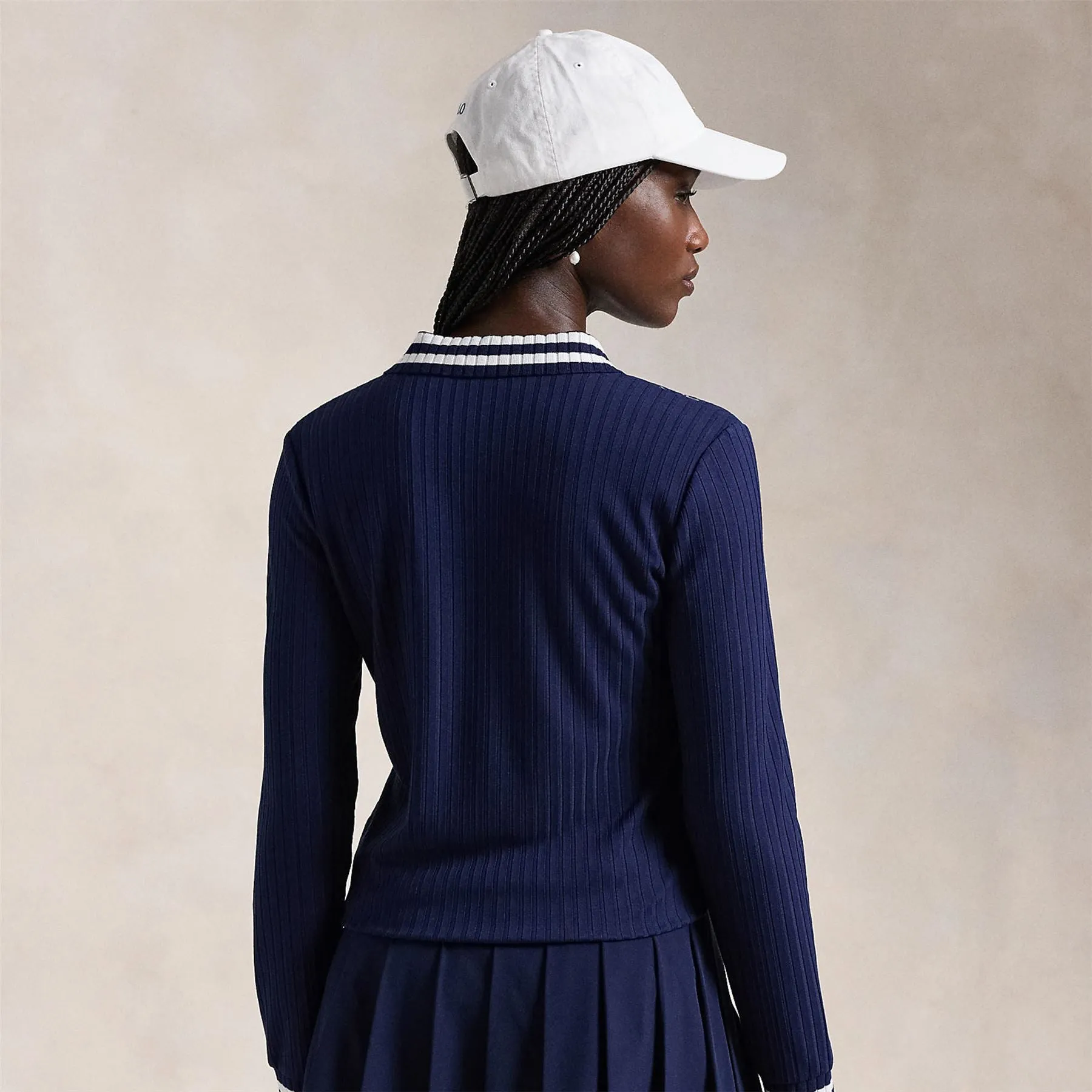 RLX Drop Needle Polo Refined Navy