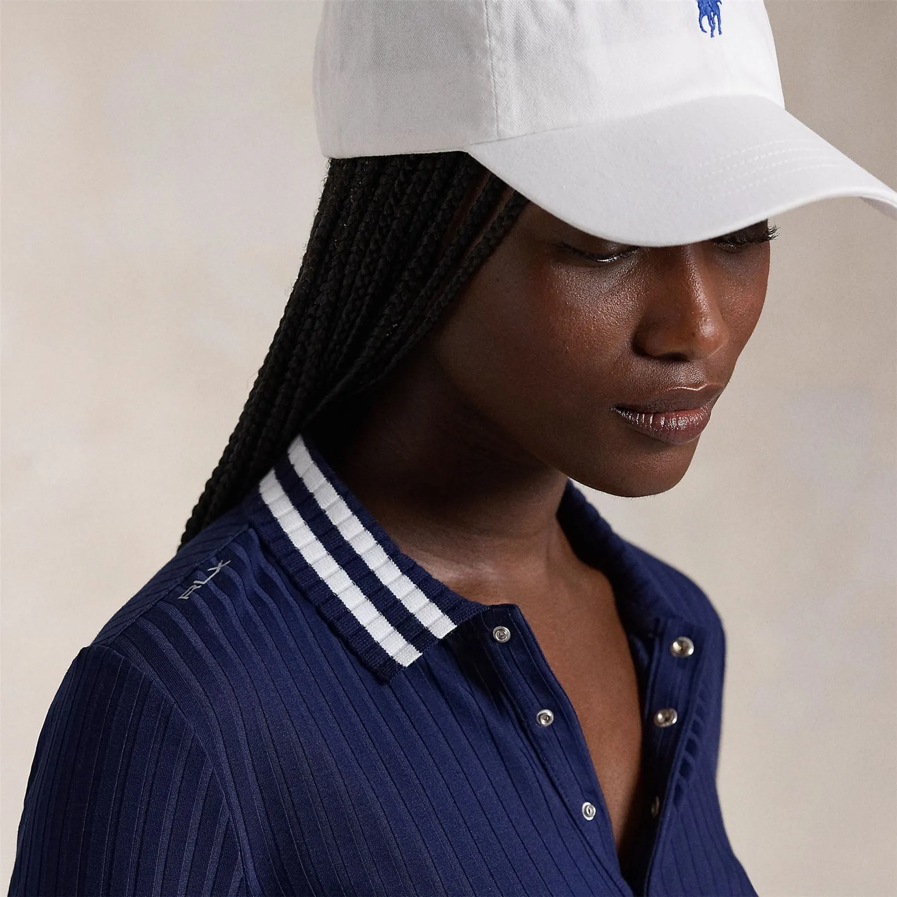 RLX Drop Needle Polo Refined Navy