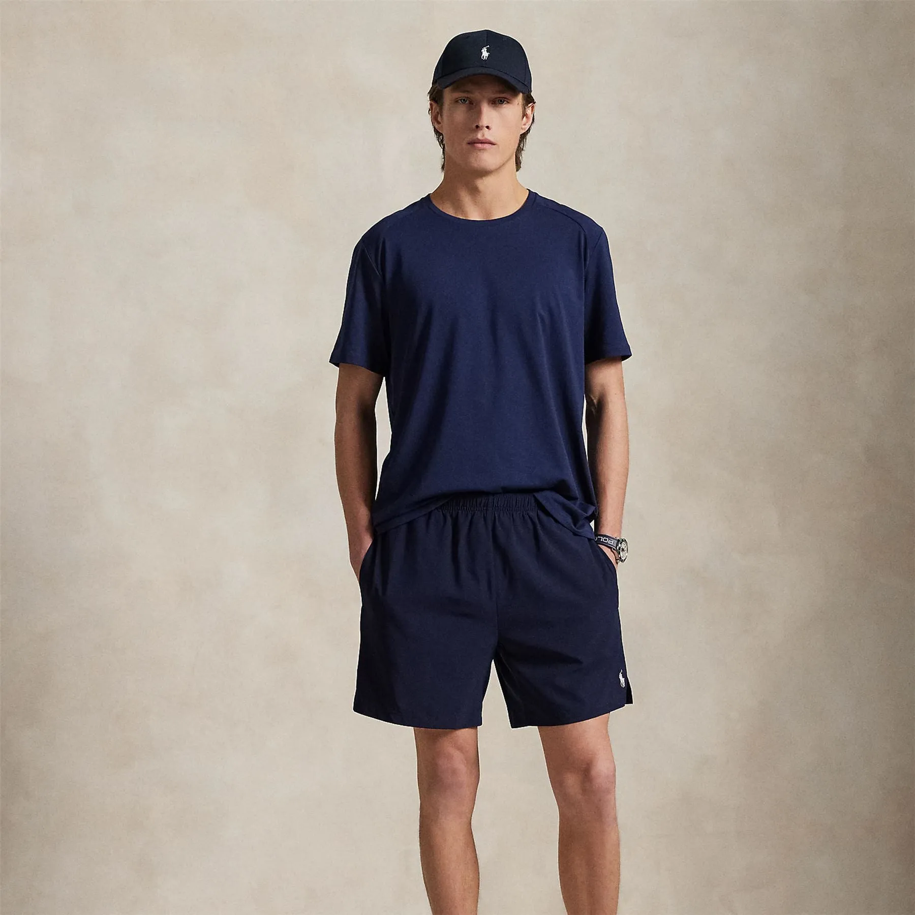 RLX Lounge Tech Jersey Tee Refined Navy