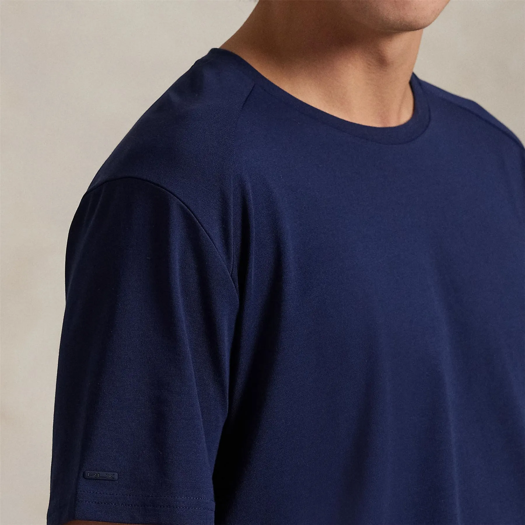 RLX Lounge Tech Jersey Tee Refined Navy