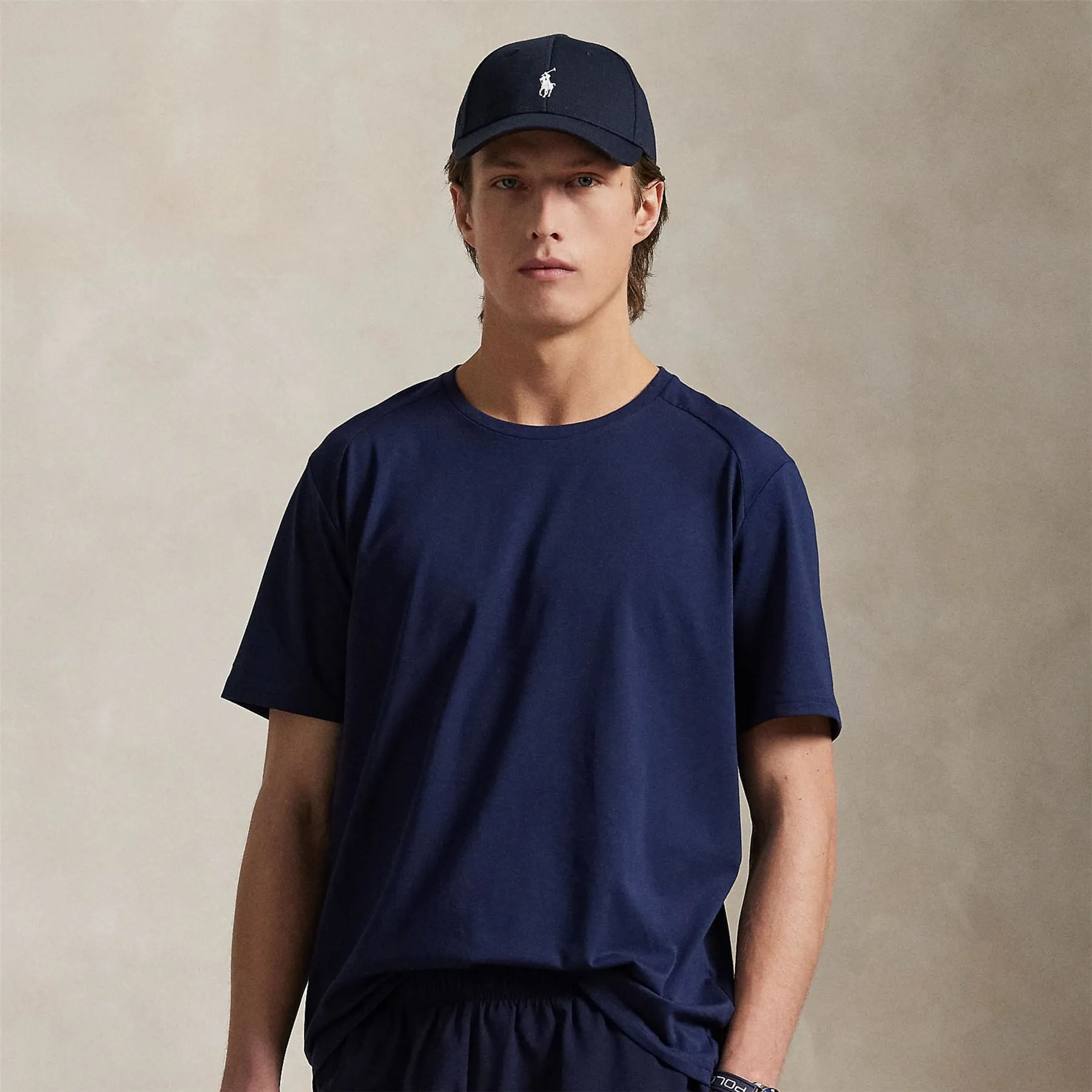 RLX Lounge Tech Jersey Tee Refined Navy