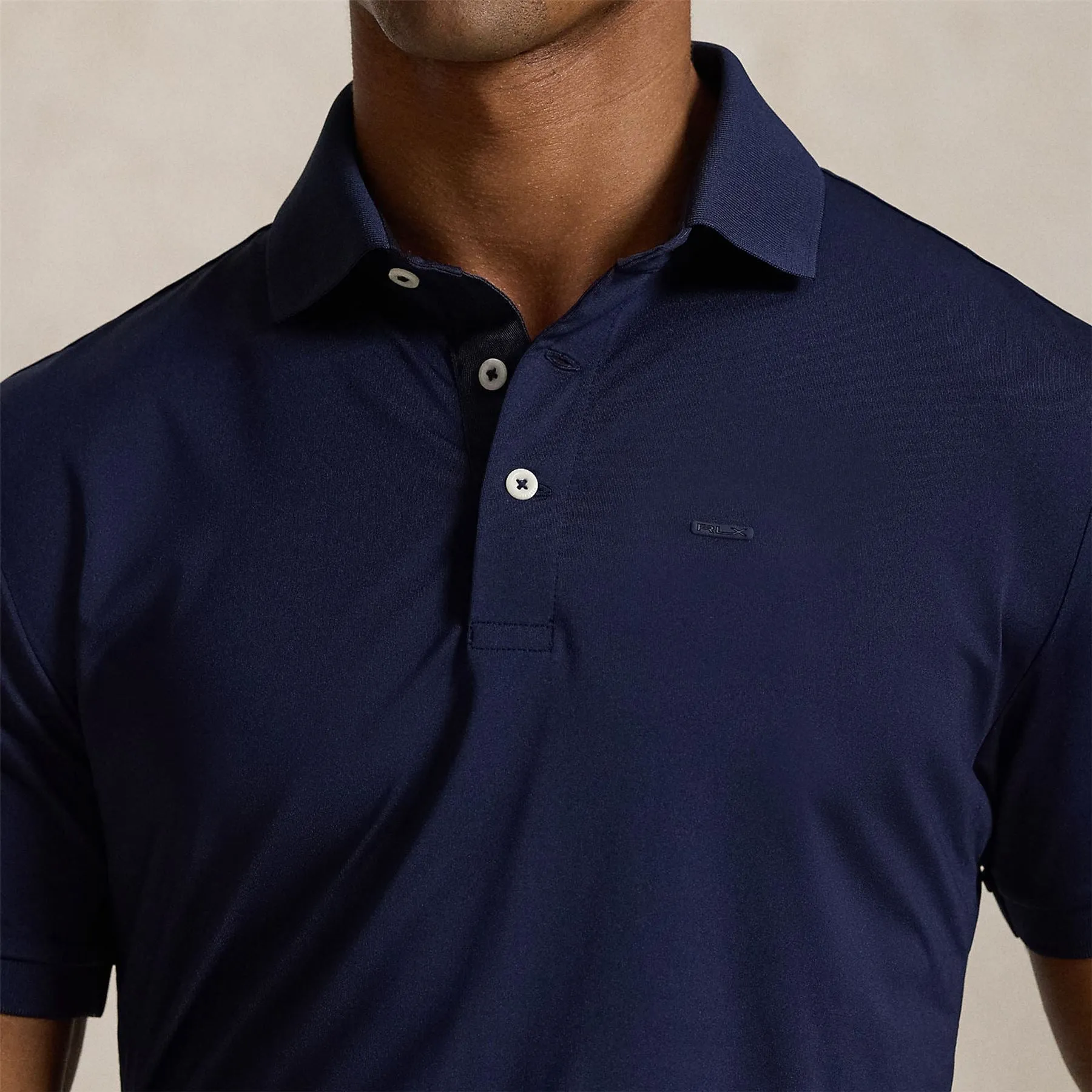 RLX Tailored Fit Airflow Jersey Polo Refined Navy