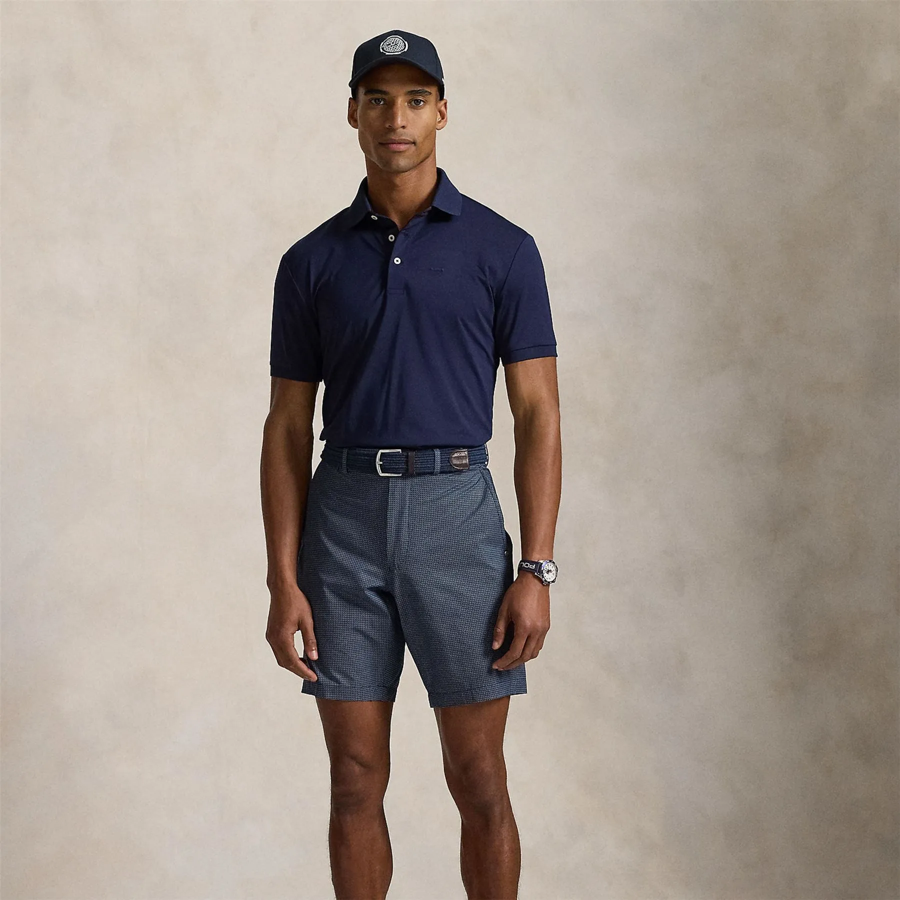 RLX Tailored Fit Airflow Jersey Polo Refined Navy
