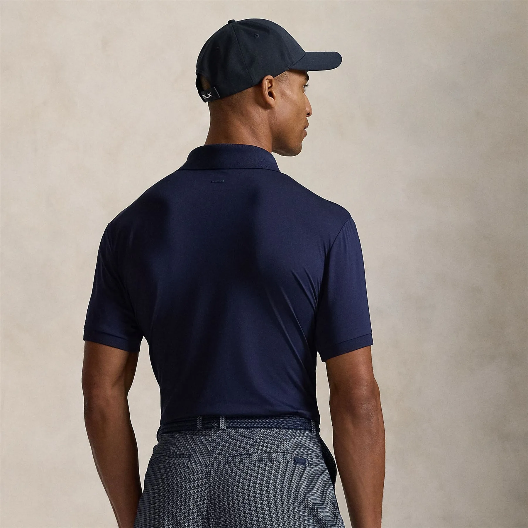 RLX Tailored Fit Airflow Jersey Polo Refined Navy