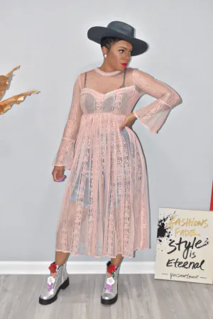 Rosa Floral Sheer Dress