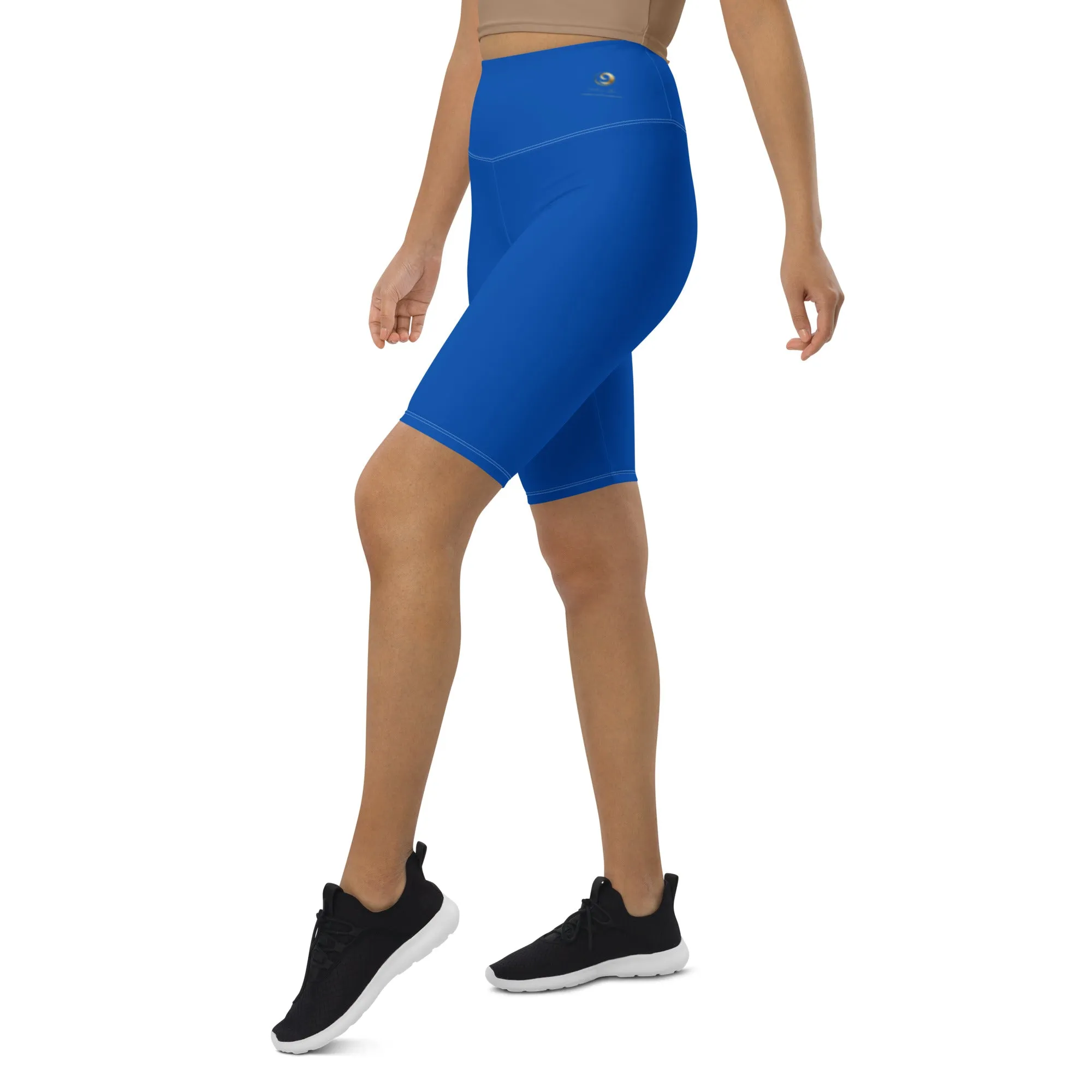 Royal Blue Chaitanya Abara Biker Shorts