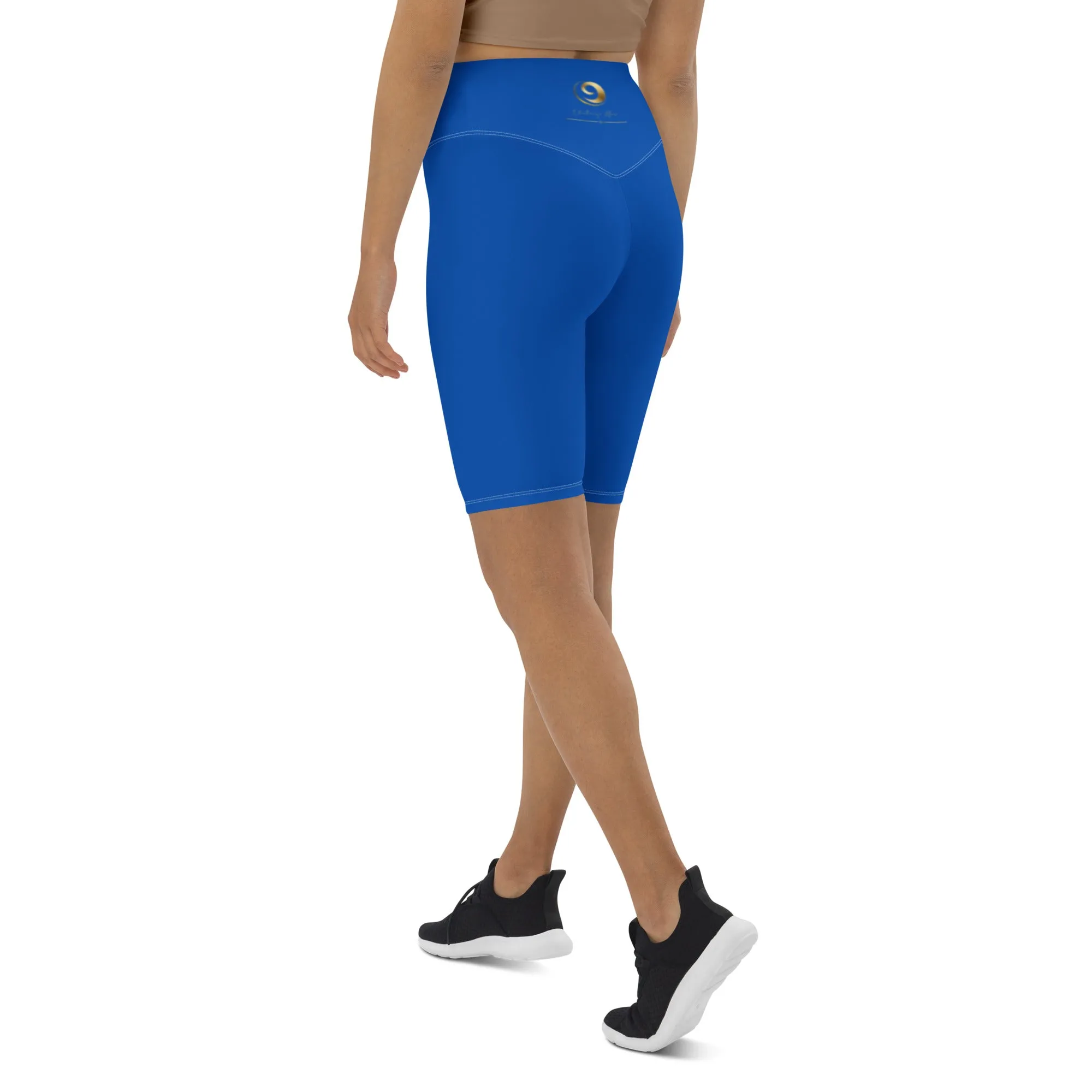 Royal Blue Chaitanya Abara Biker Shorts
