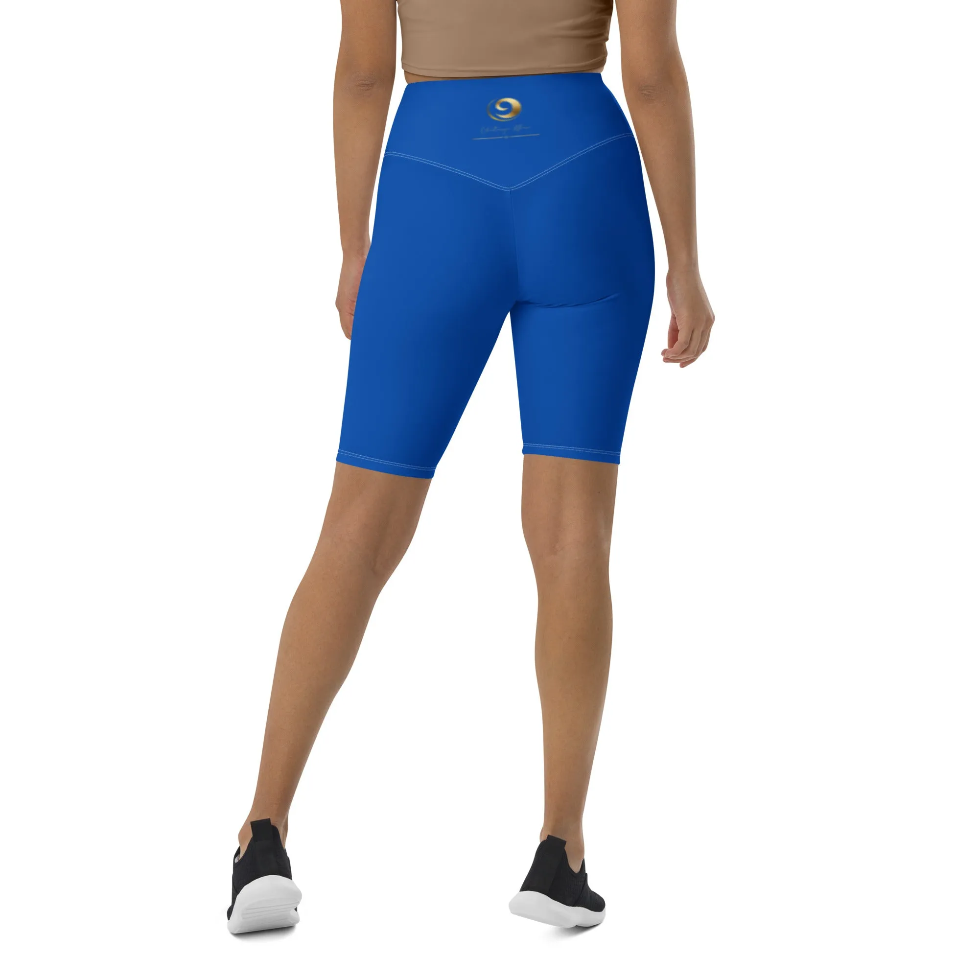 Royal Blue Chaitanya Abara Biker Shorts