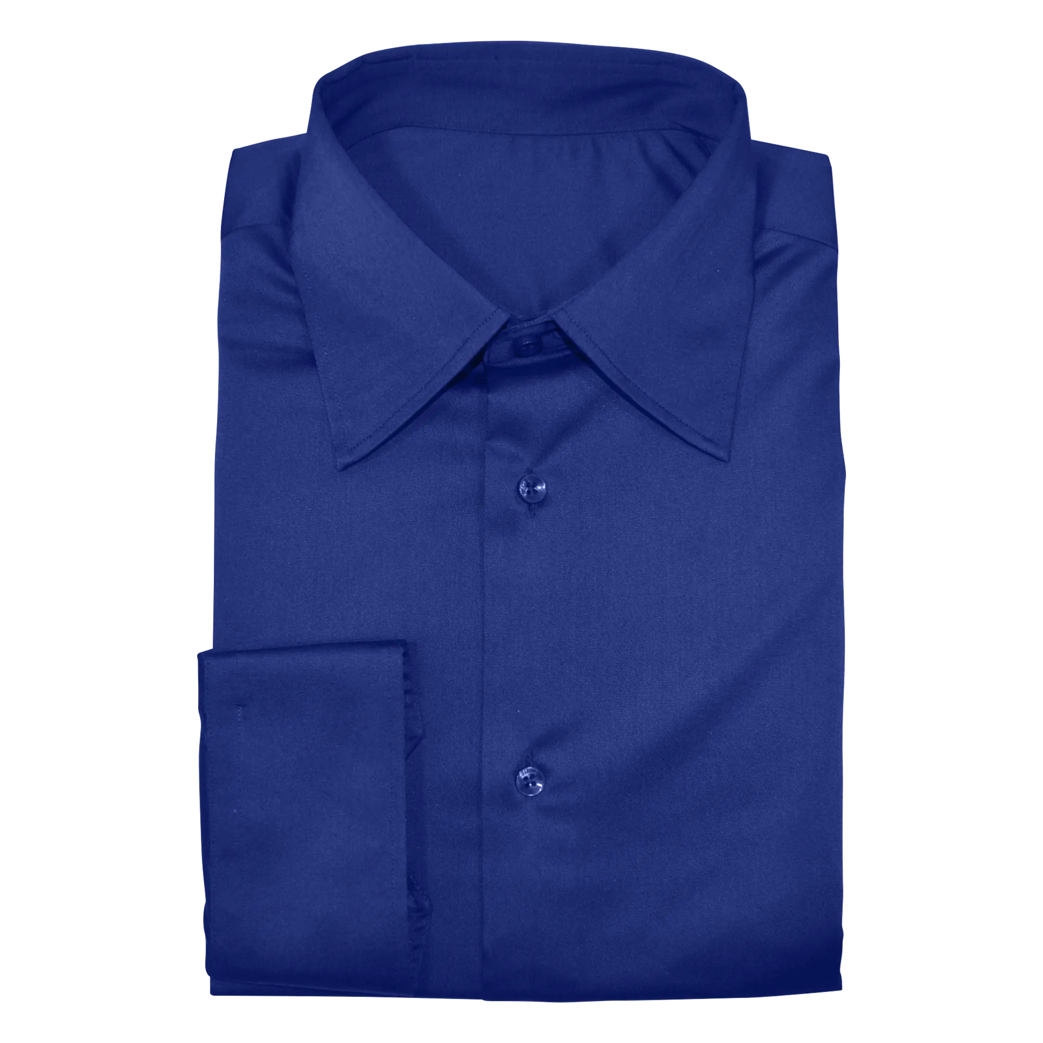 Royal Blue Stretch Cotton Custom Shirt
