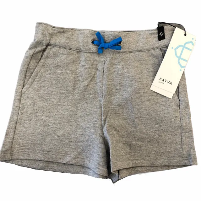 Satva Organic Cotton Boy's Adventure Shorts - Gray (4T)