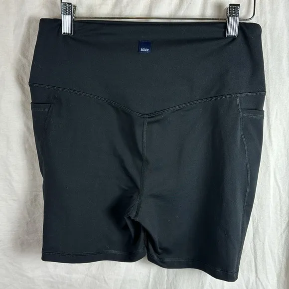 Seaav 5&quot; Biker Black Short with pockets Size large