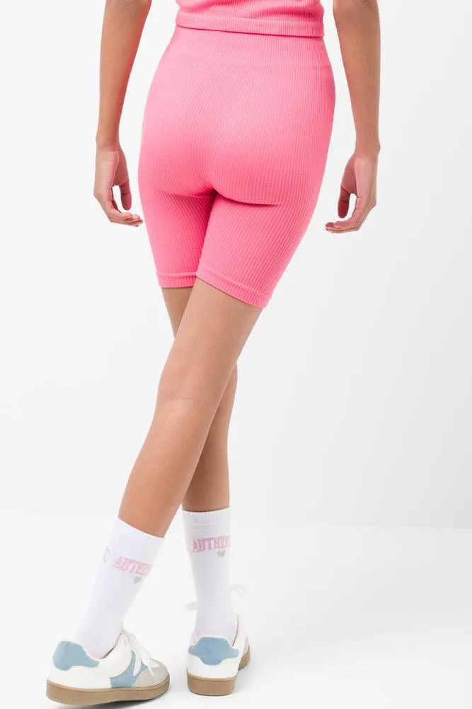 Seamless Cycle Shorts Pink
