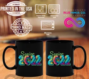 Senior 2022 Black Mugs Dye Color T-Shirts,2022 Graduates, Graduation 2022, Senior Class Of 2022,Graduation