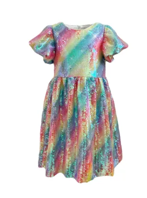 Sequin Rainbow Shimmer Dress
