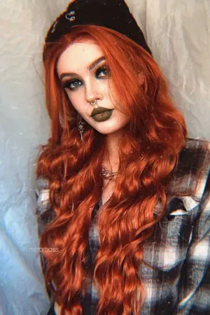 Serafina｜Synthetic Swiss Lace Front Wig
