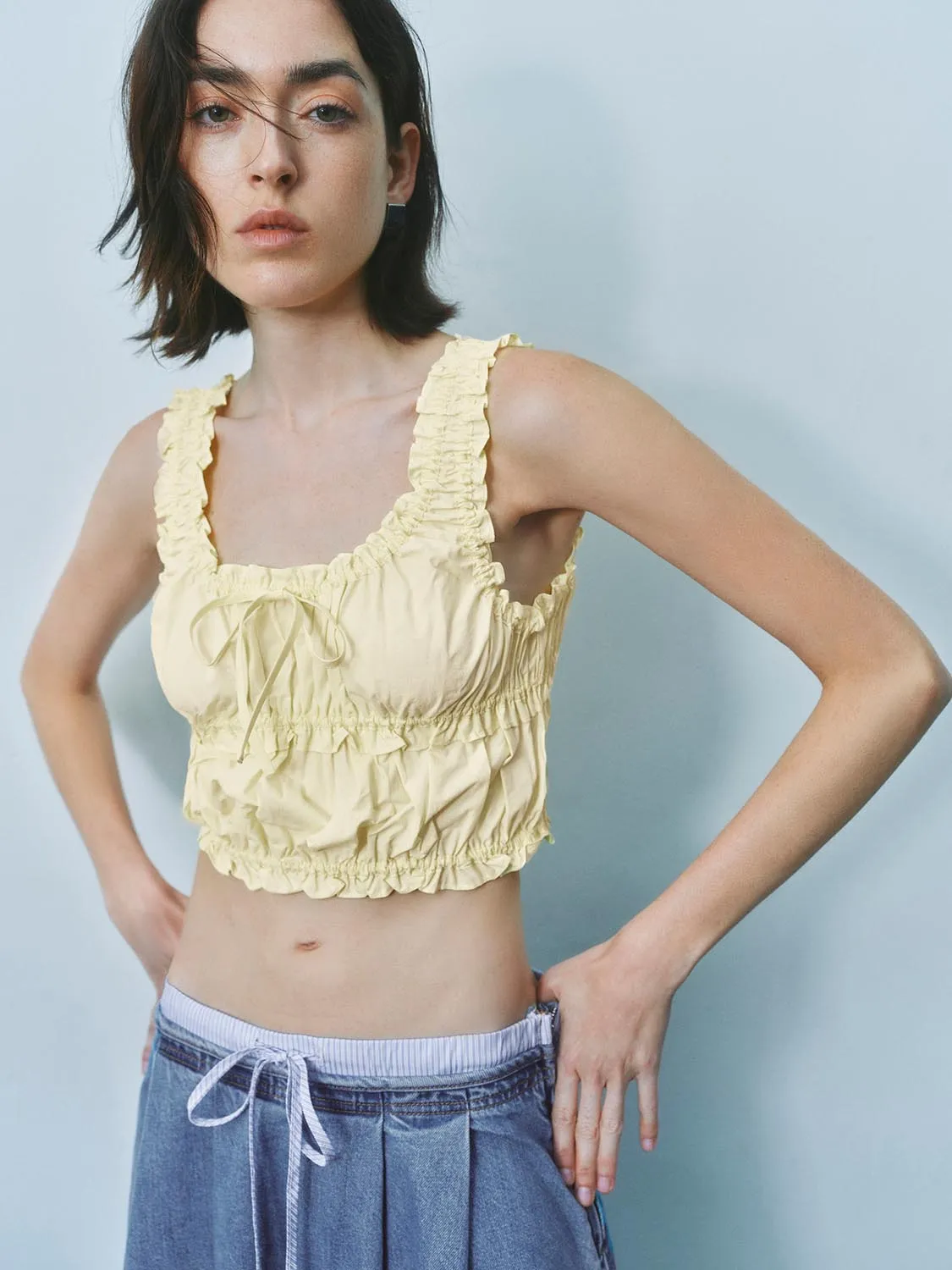 Shirred Overhead Shirts