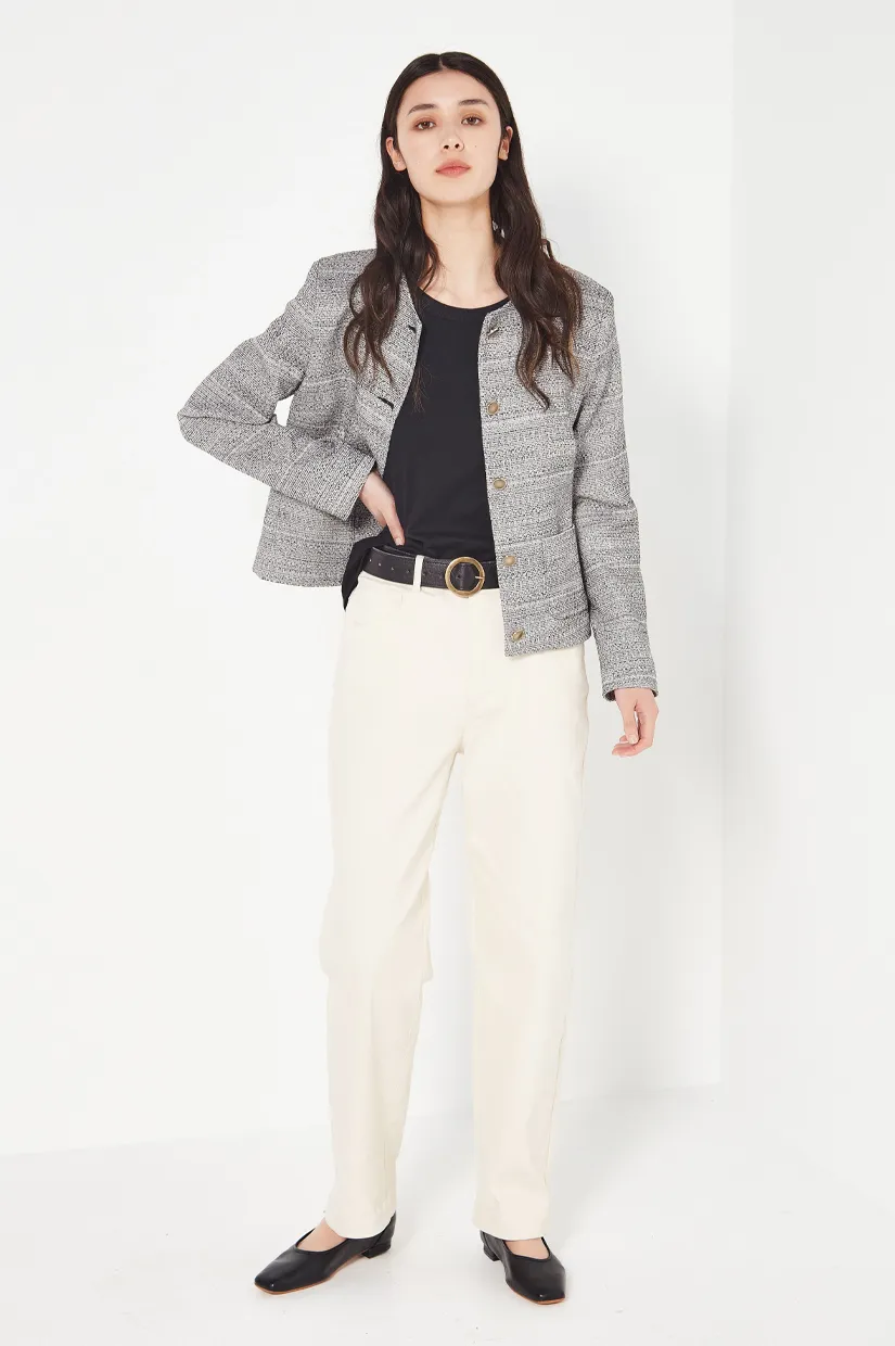 Shjark Gabrielle Jacket - Black/White Boucie