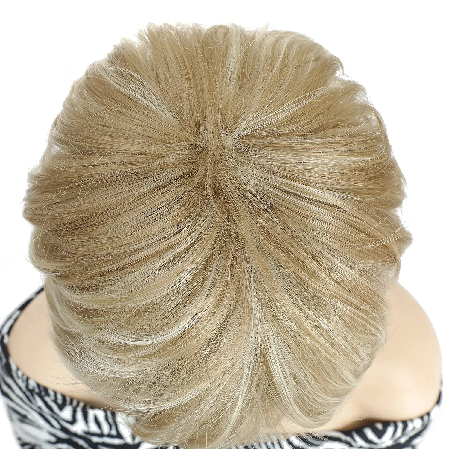 Short Bob Blonde Pixie Cut Layered Hair Wig