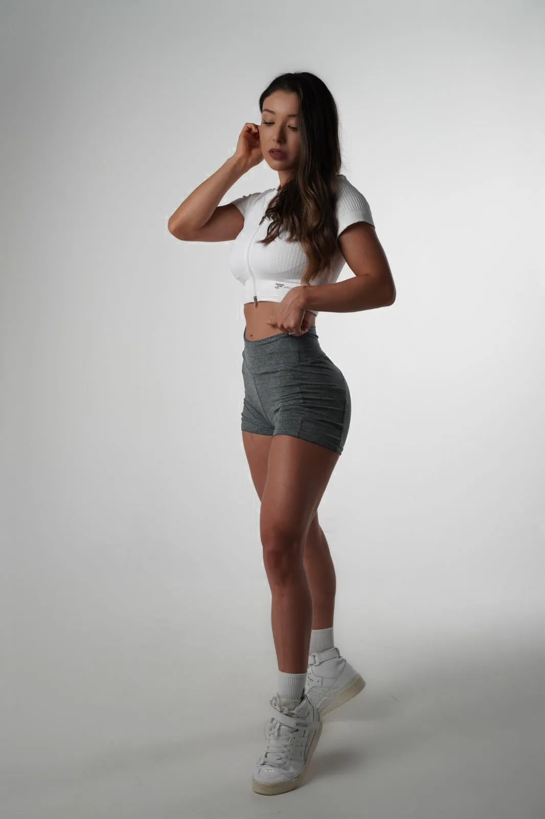Short gray