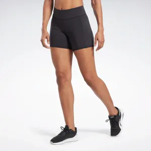 SHORTS REEBOK LUX BOOTIE PANTA CORTO WORKOUT DONNA NERO