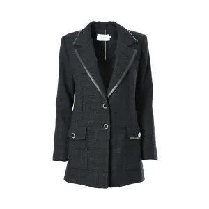 Simona Corsellini Women's Black V-Neck Jacket