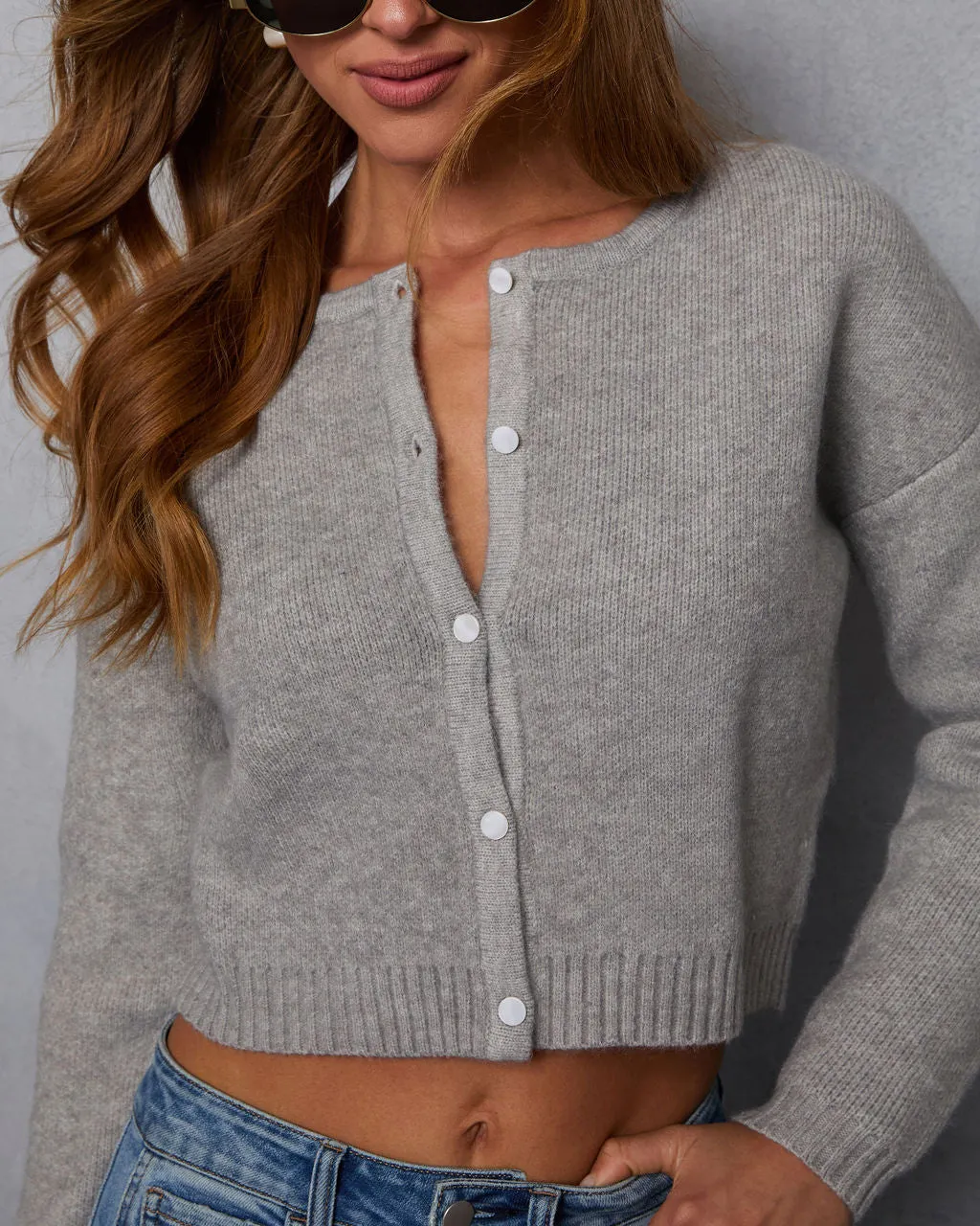 Simply Yours Knit Button Down Cardigan
