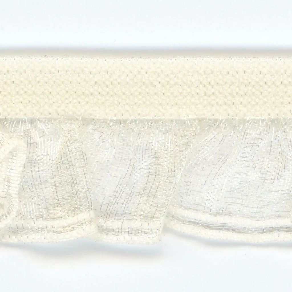 Single Frill Stretch #106 Ivory