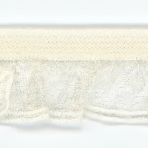 Single Frill Stretch #106 Ivory