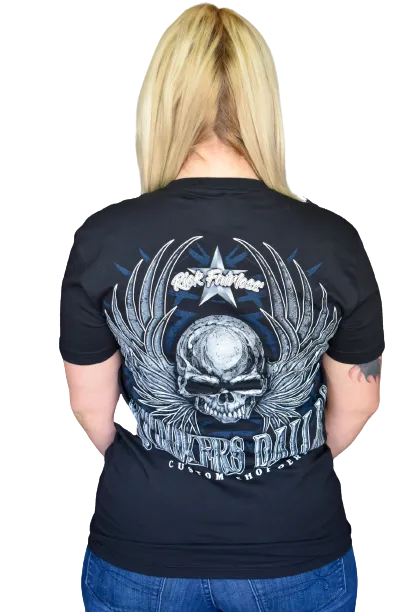 Skull Wings Black T-Shirt