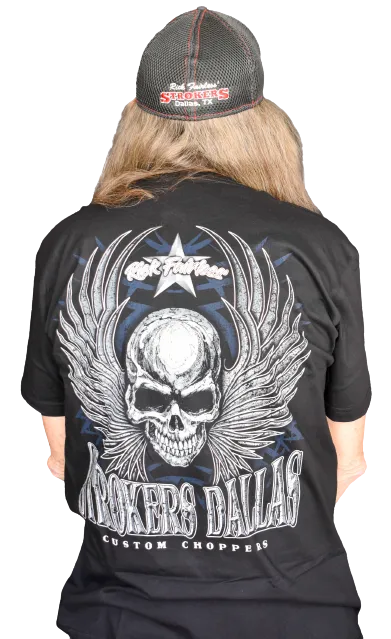 Skull Wings Black T-Shirt