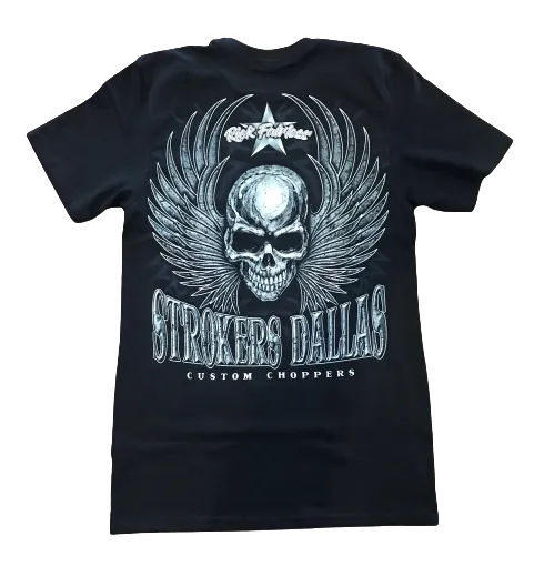 Skull Wings Black T-Shirt