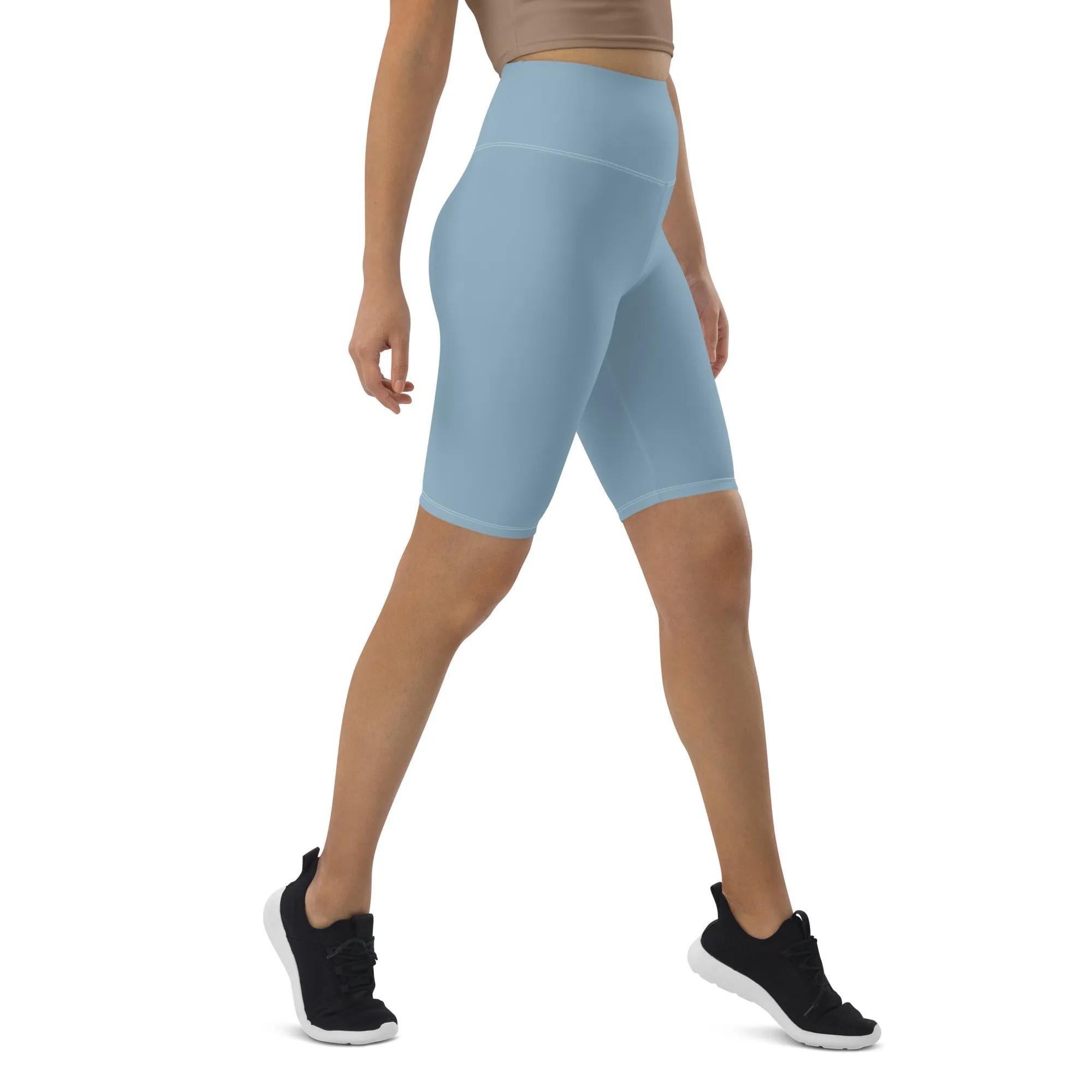 Sky Blue Chaitanya Abara Biker Shorts