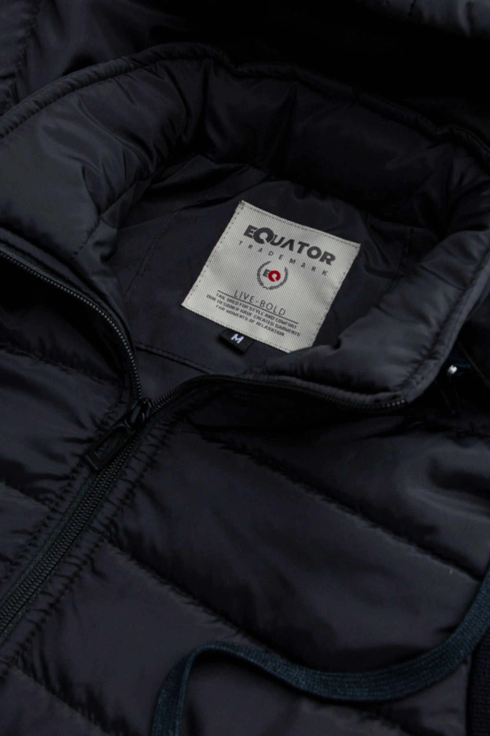Sleeveless Charcoal Parachute Jacket