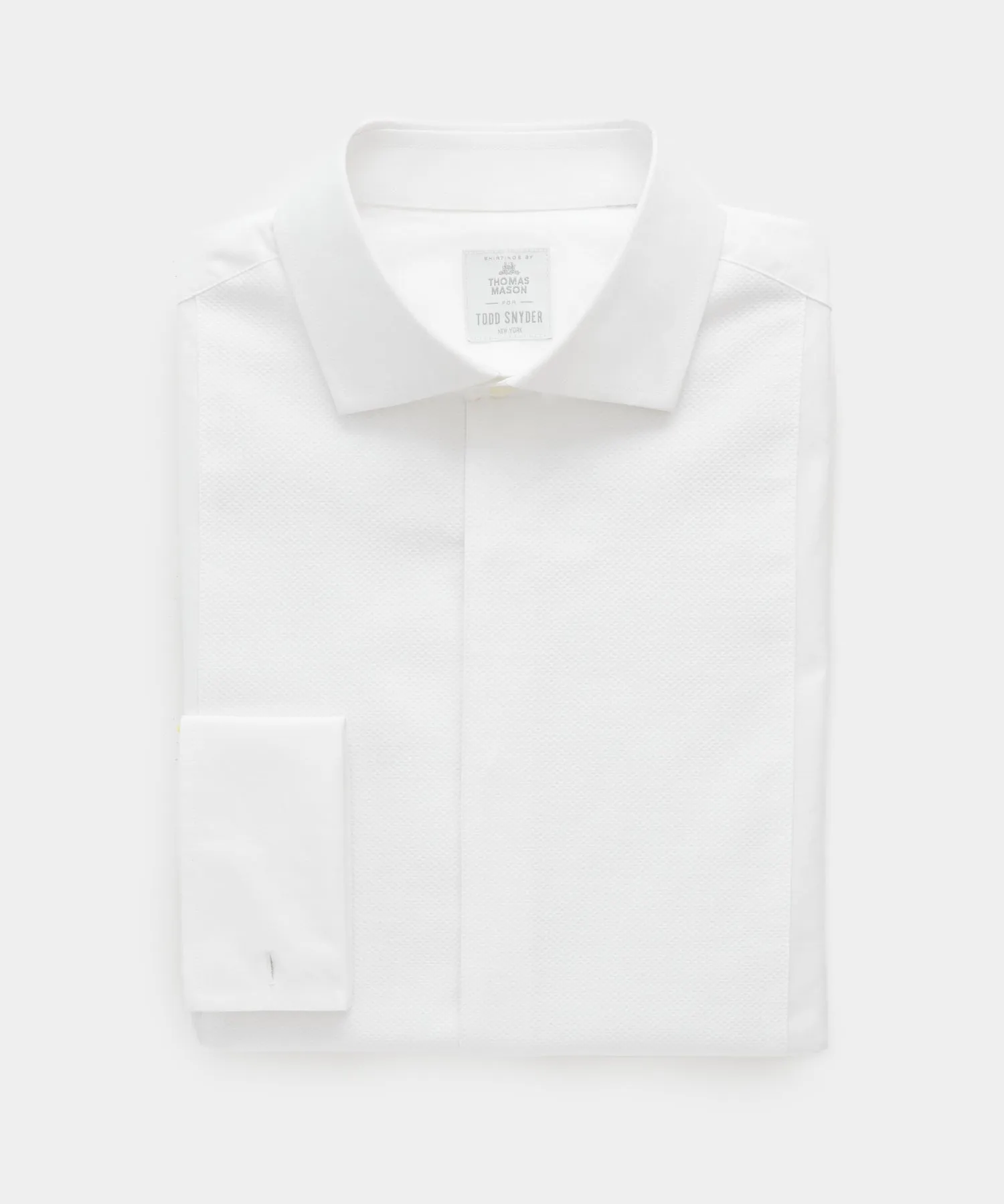 Slim Fit Pique Bib Tuxedo Dress Shirt