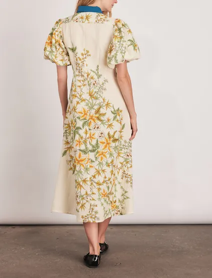 Slim-Fit Printed Dress