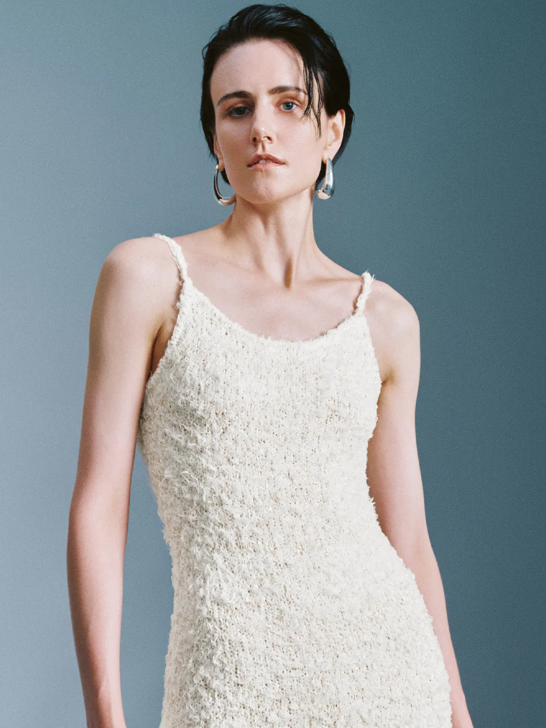 Slit Knitted Dresses