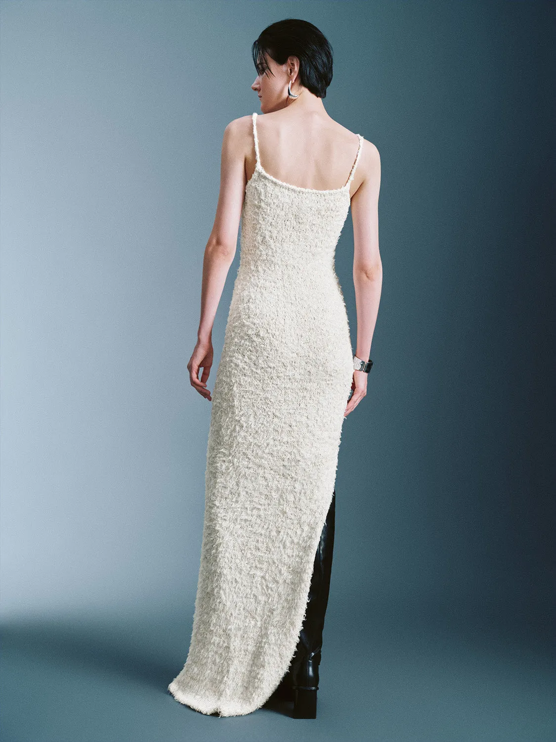 Slit Knitted Dresses