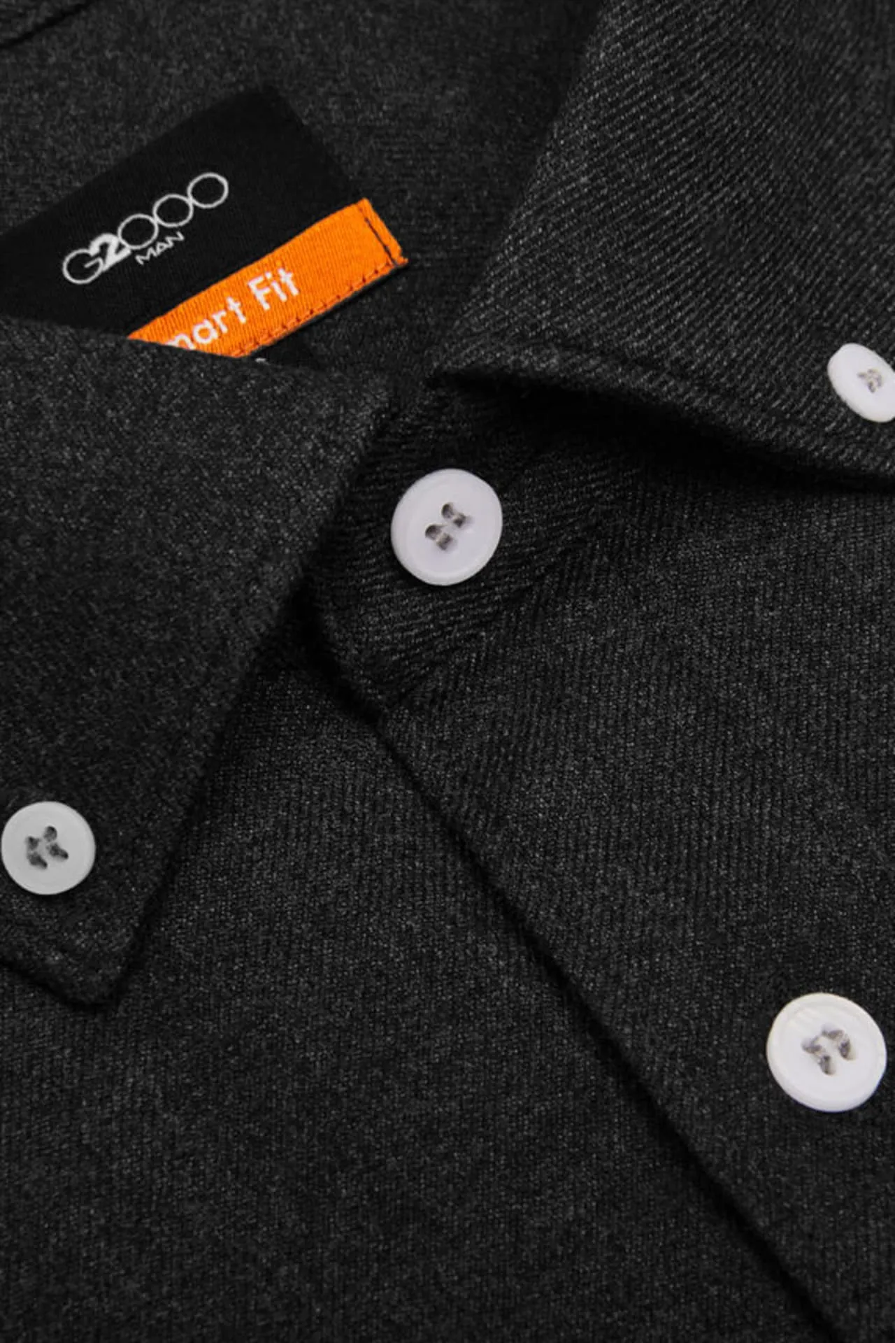 Smart Fit 2 Side Brush Twill Casual Shirt