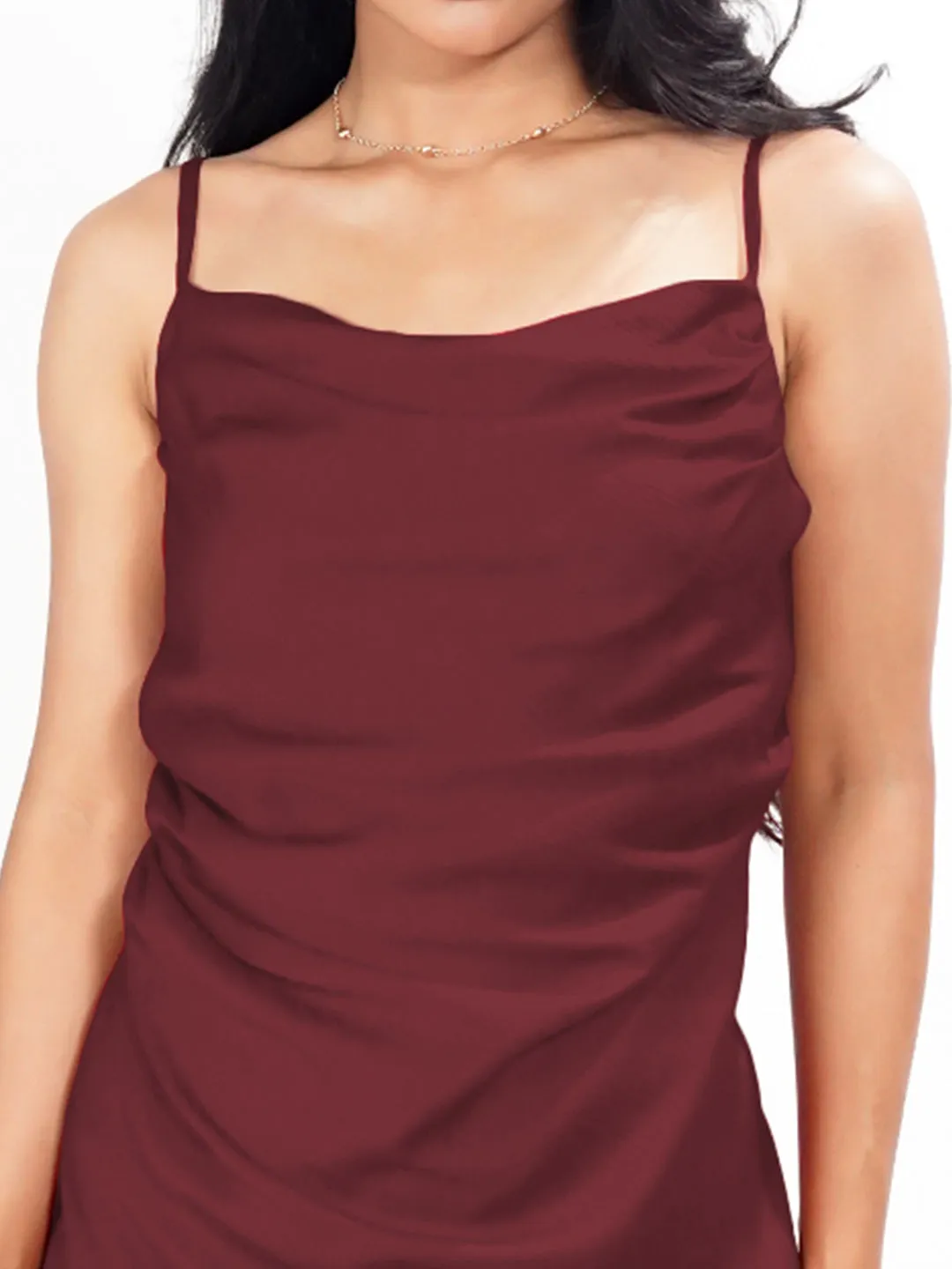 Solid Straight Fit Short Dress
