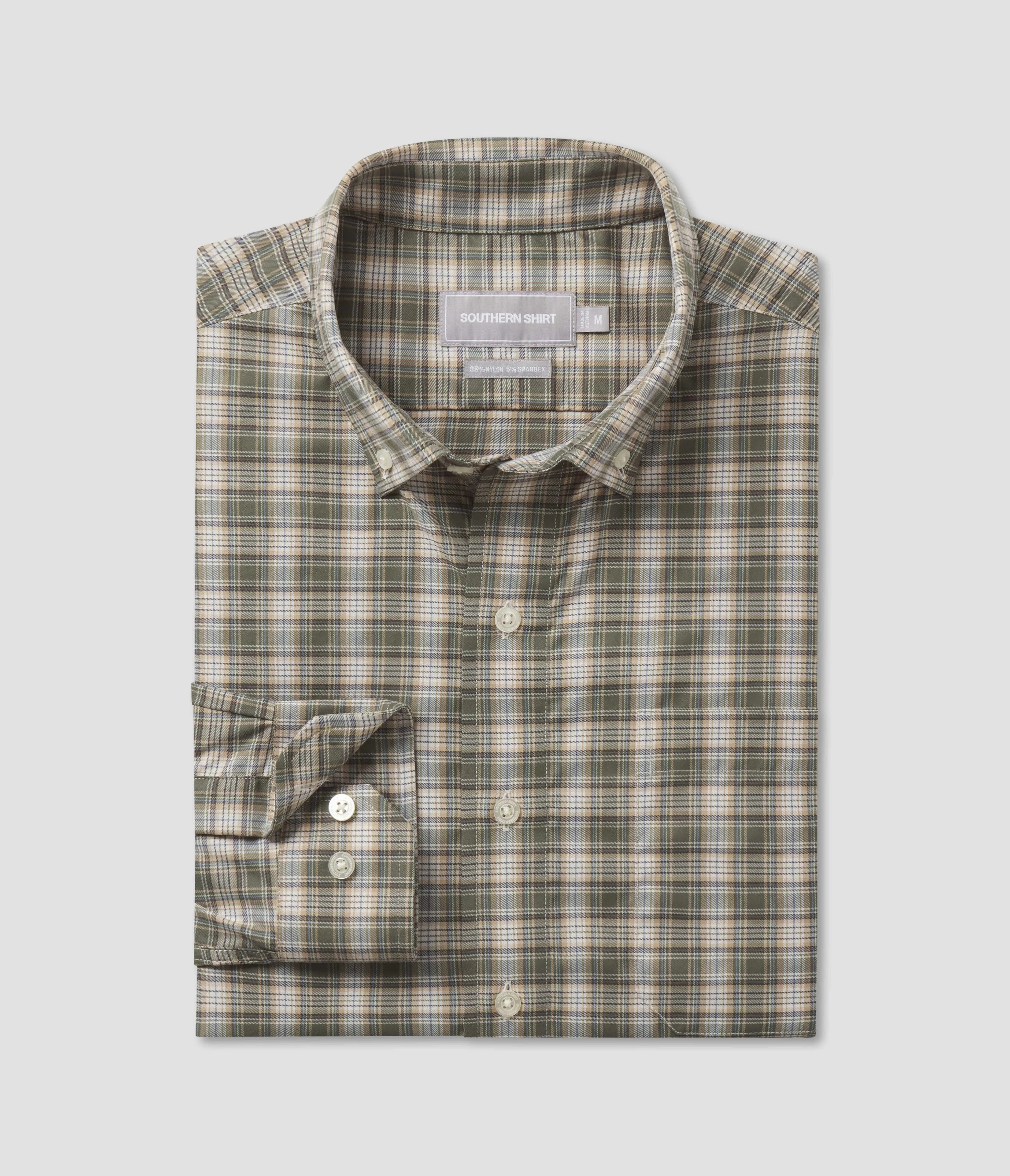 SOUTHERN SHIRT CO EDMONTON PLAID LS