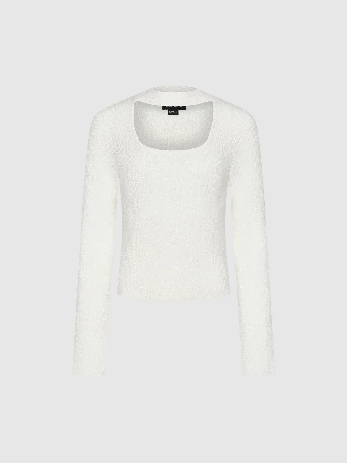 Square Neck Knitted T-Shirts